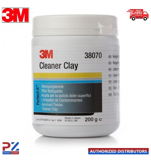 Cleaner Clay Bar 200G - 3M 38070 Perfect-It - Removes overspray, Dust, Dirt